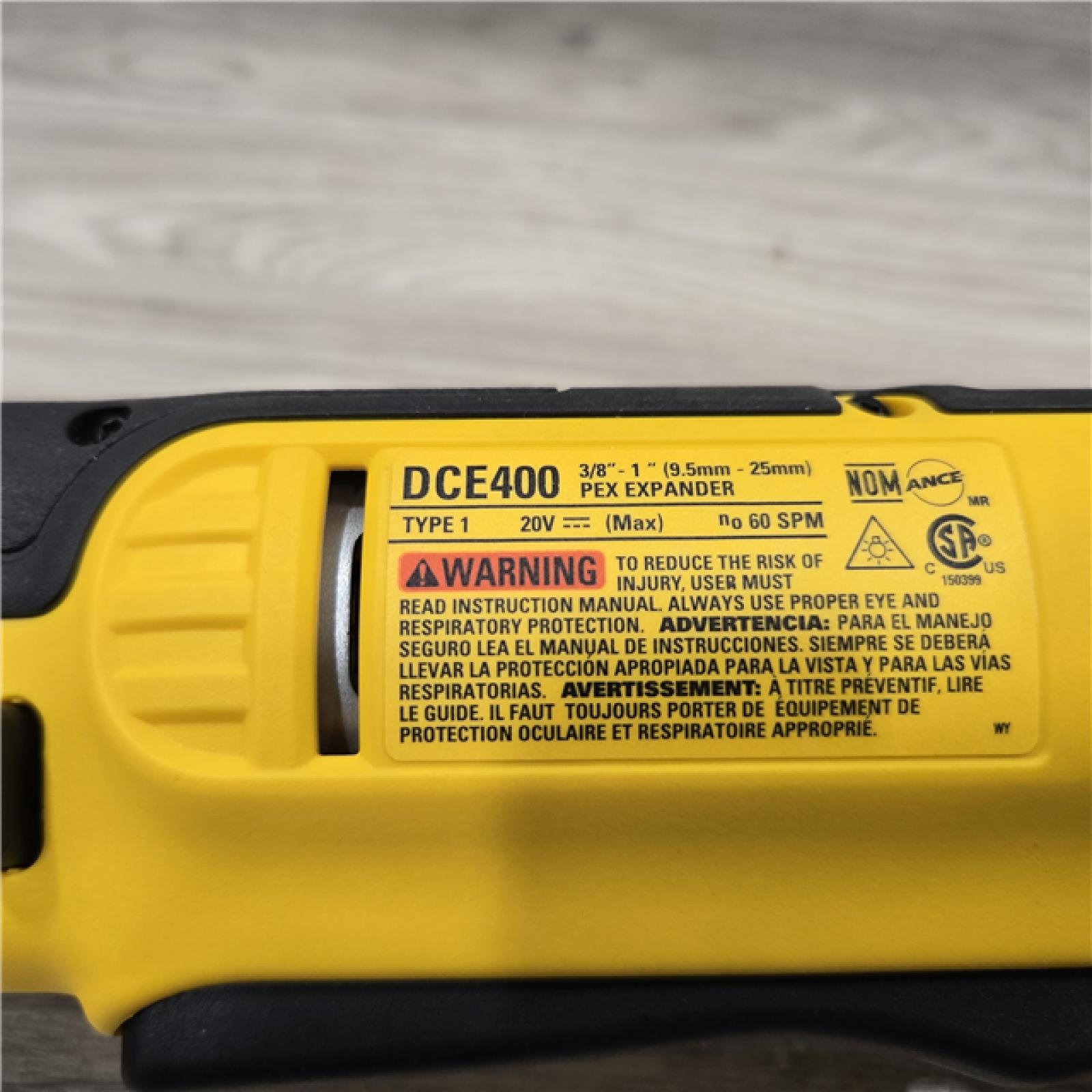 AS-IS DEWALT Cordless Expansion Tool (Tool-Only) 20V MAX 20V DCE400B