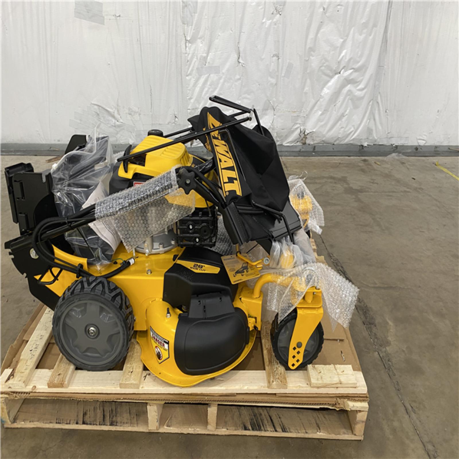 Houston Location AS IS - Dewalt Walk Behind Mower 28in
