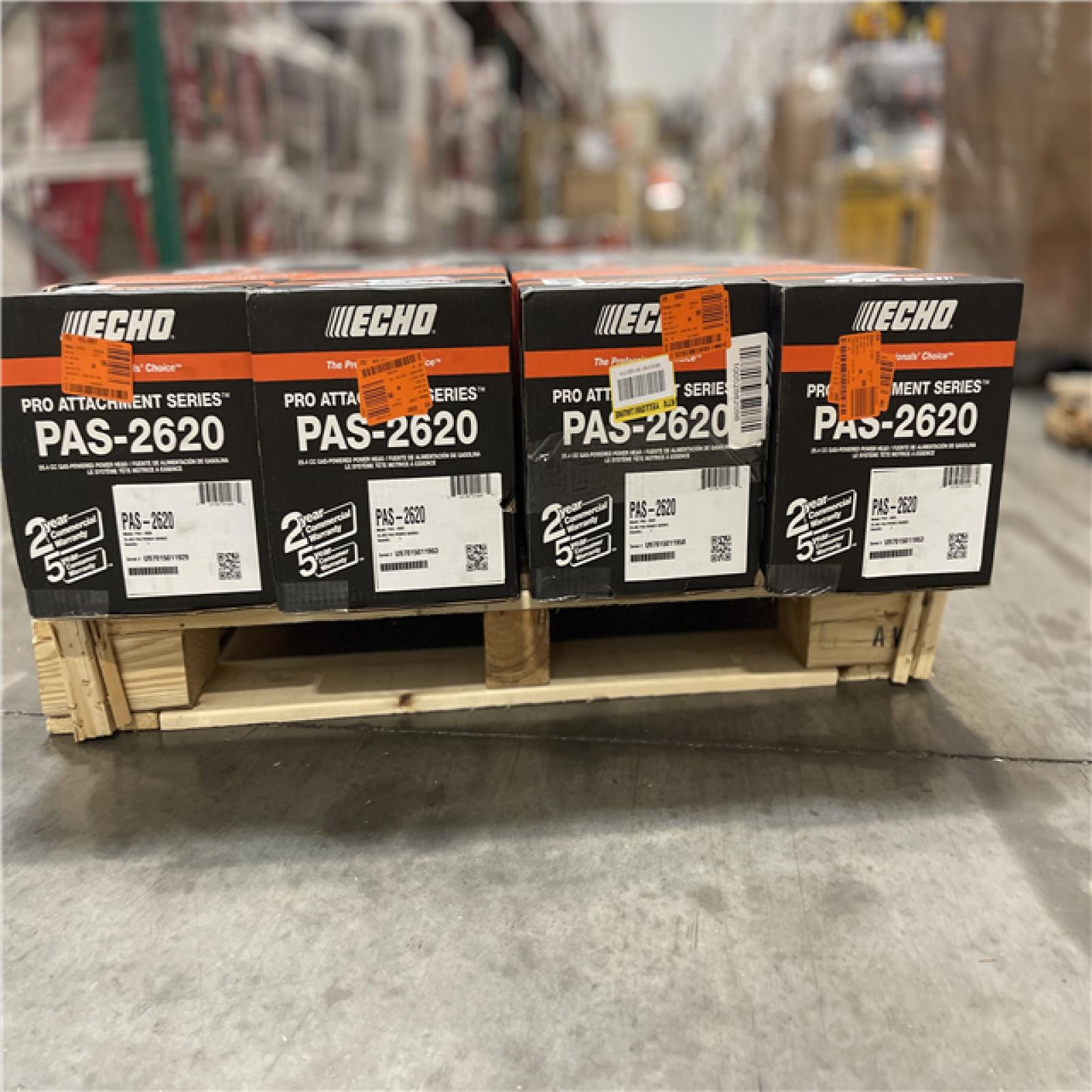 DALLAS LOCATION- NEW!- ECHO 25.4 cc Gas 2-Stroke X Series Attachment Capable Power Head (POWER HEAD ONLY LOT OF 4)