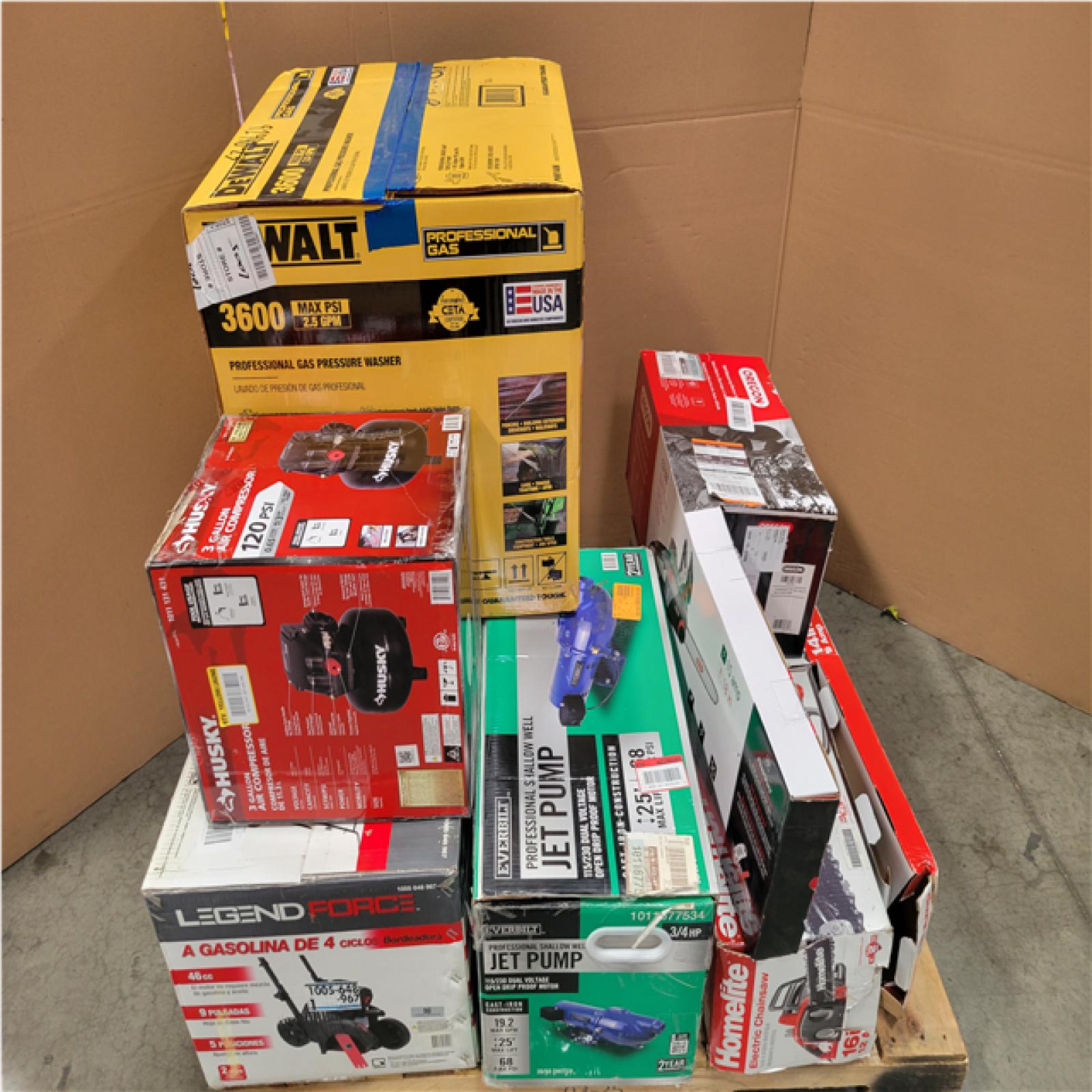 CALIFORNIA AS-IS OUTDOOR POWER EQUIPMENT