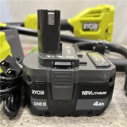AS-IS RYOBI ONE+ HP 18V Brushless Whisper Series 15 in. Cordless Attachment Capable String Trimmer Kit