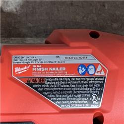 Houston Location AS-IS Milwaukee FUEL 18-Volt Lithium-Ion Brushless Cordless Gen II 16-Gauge Angled Finish Nailer (Tool-Only)