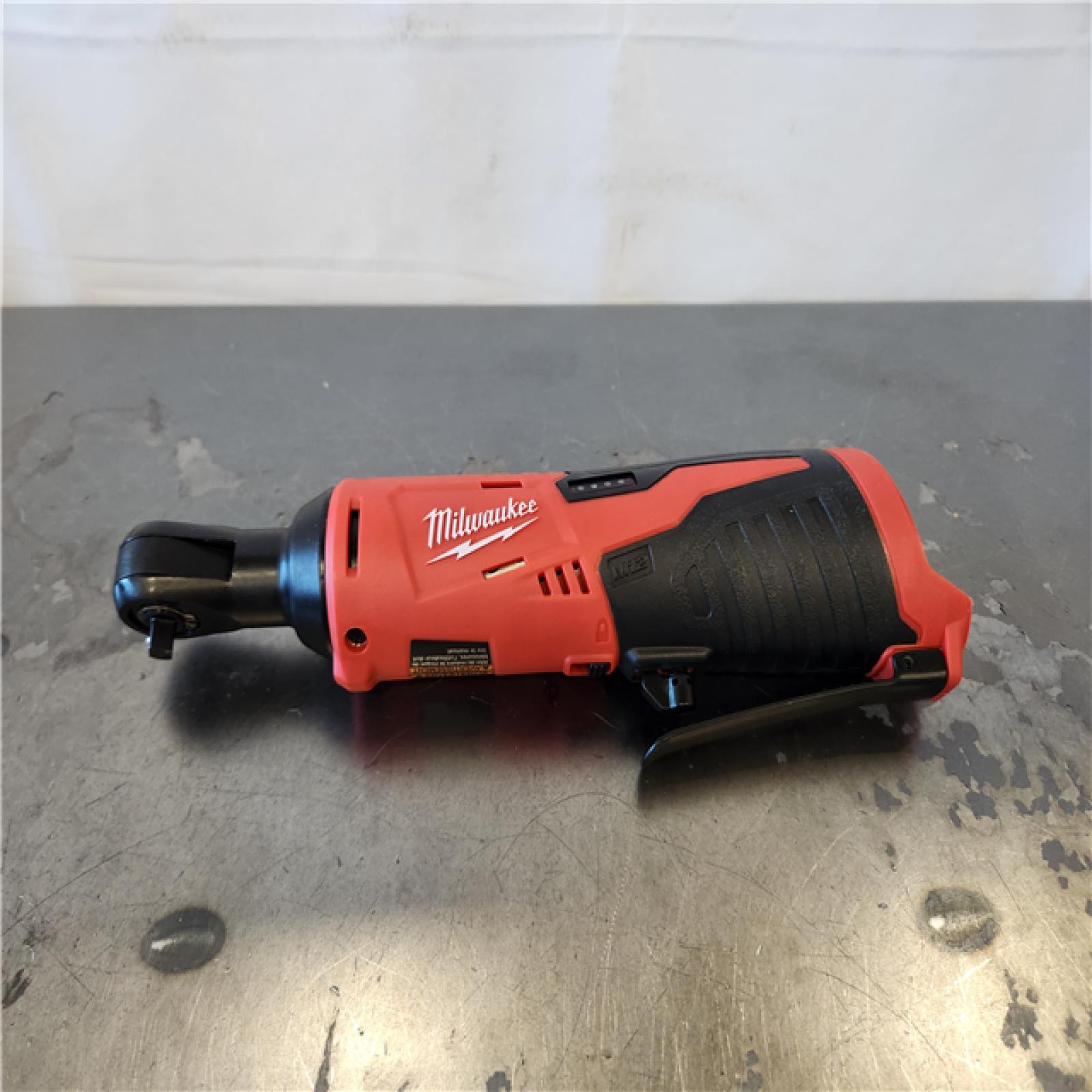 AS-IS- Milwaukee M12 1/4  Ratchet (Bare Tool) Wrenches