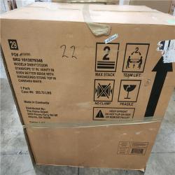 Phoenix Home Decorators Collection Stanhope 37 in. Single Sink Even Better Beige Bath Vanity with Carrara White Engineered Stone Top (Assembled) (Cracked Marble)