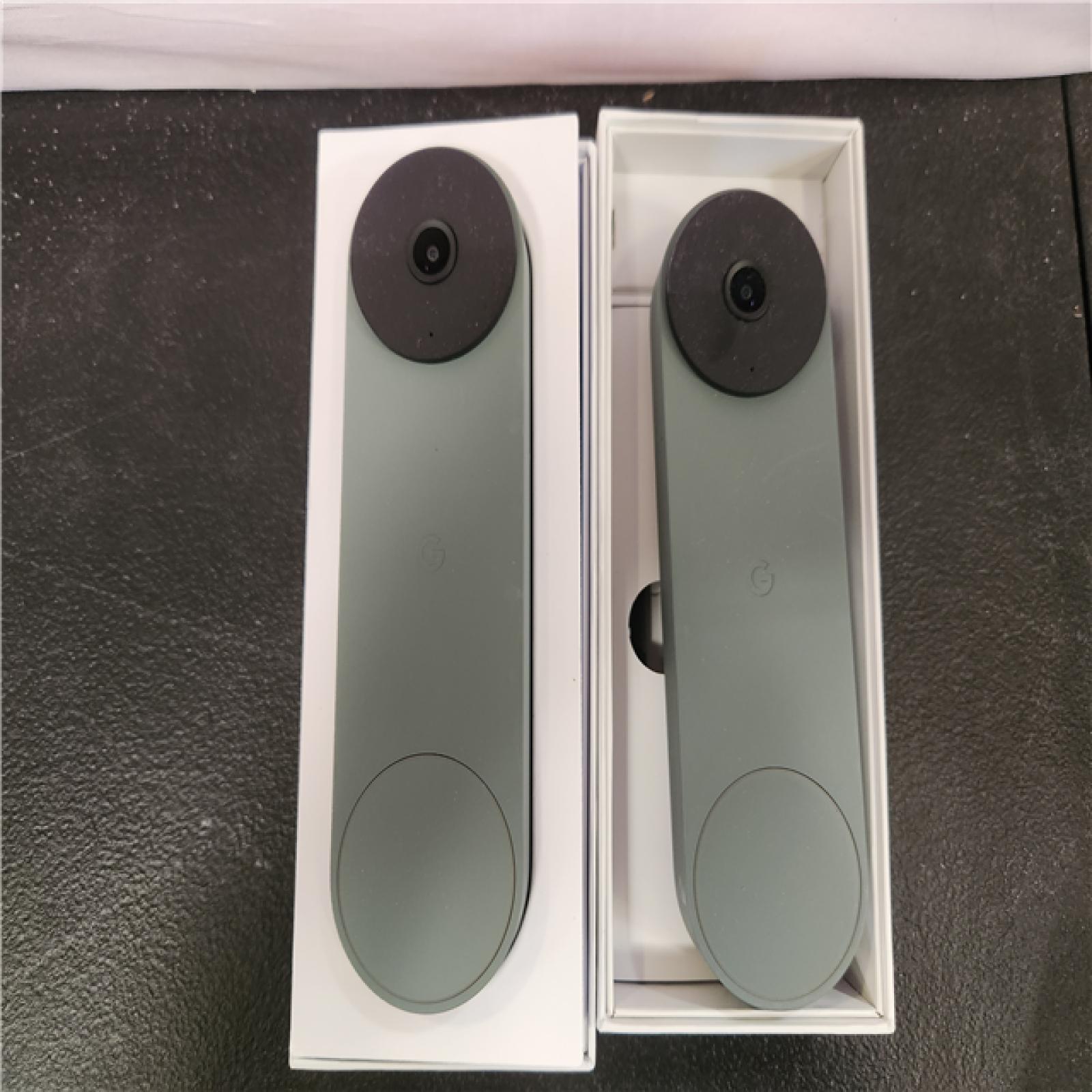 Phoenix AS-IS Google Nest Doorbell - Smart Wi-Fi Video Doorbell Camera - (2-Pack)