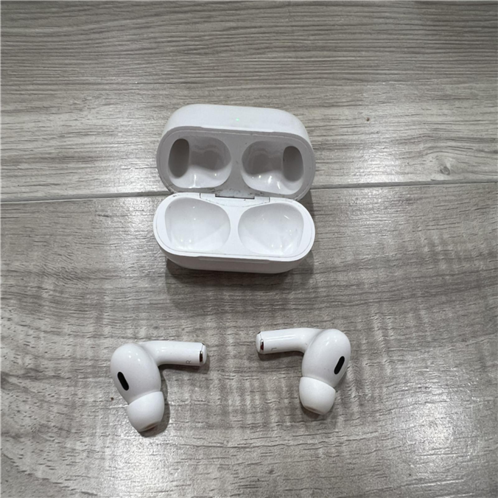 AS-IS Apple AirPods Pro (2nd Generation) with the USB-C MagSafe Charging Case