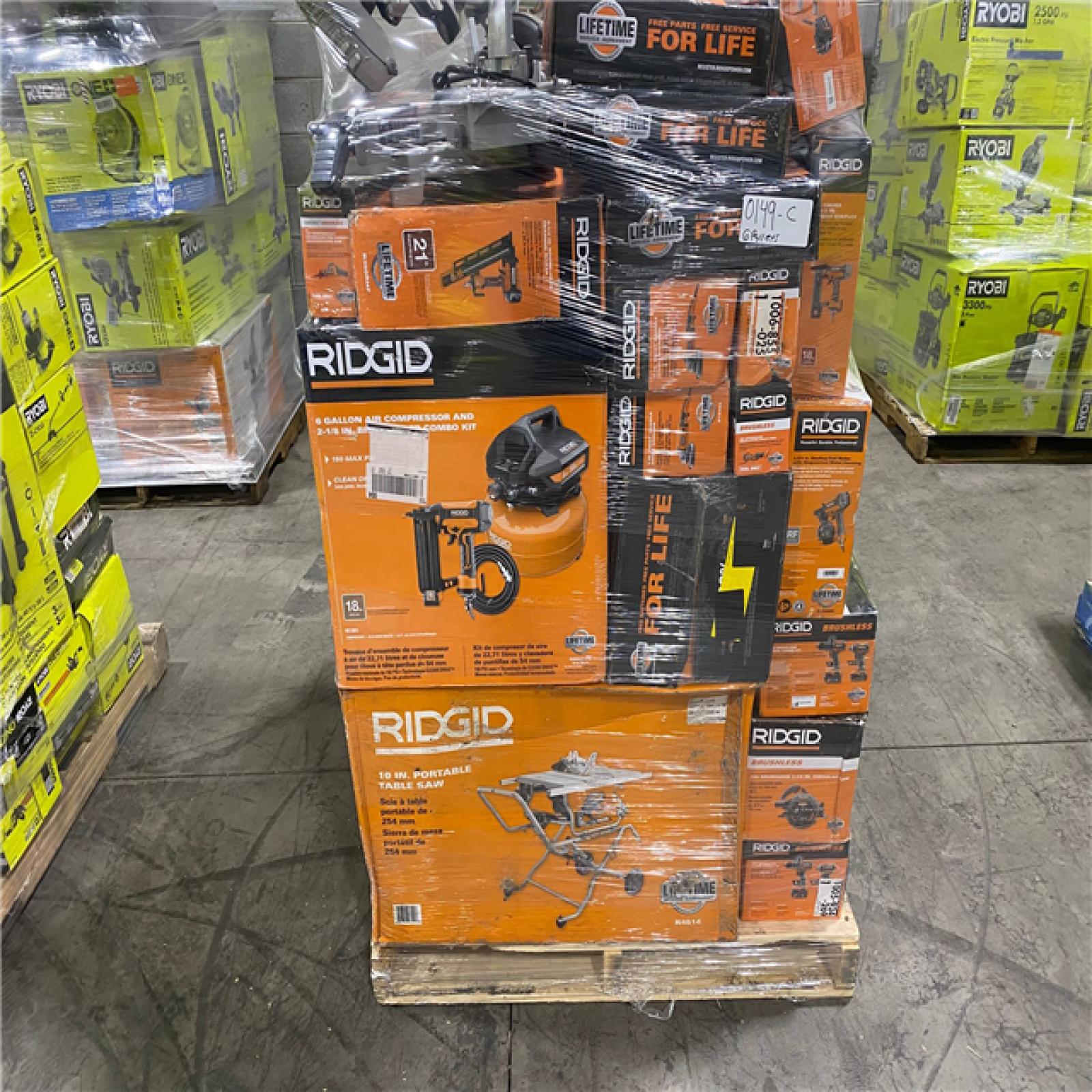 Pittston Location As-Is Power Tools Partial Truckload (6 pallets) 0149-C
