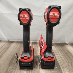 AS-IS- MILWAUKEE FUEL 18V Lithium-Ion Brushless Cordless Hammer Drill and Impact Driver Combo Kit