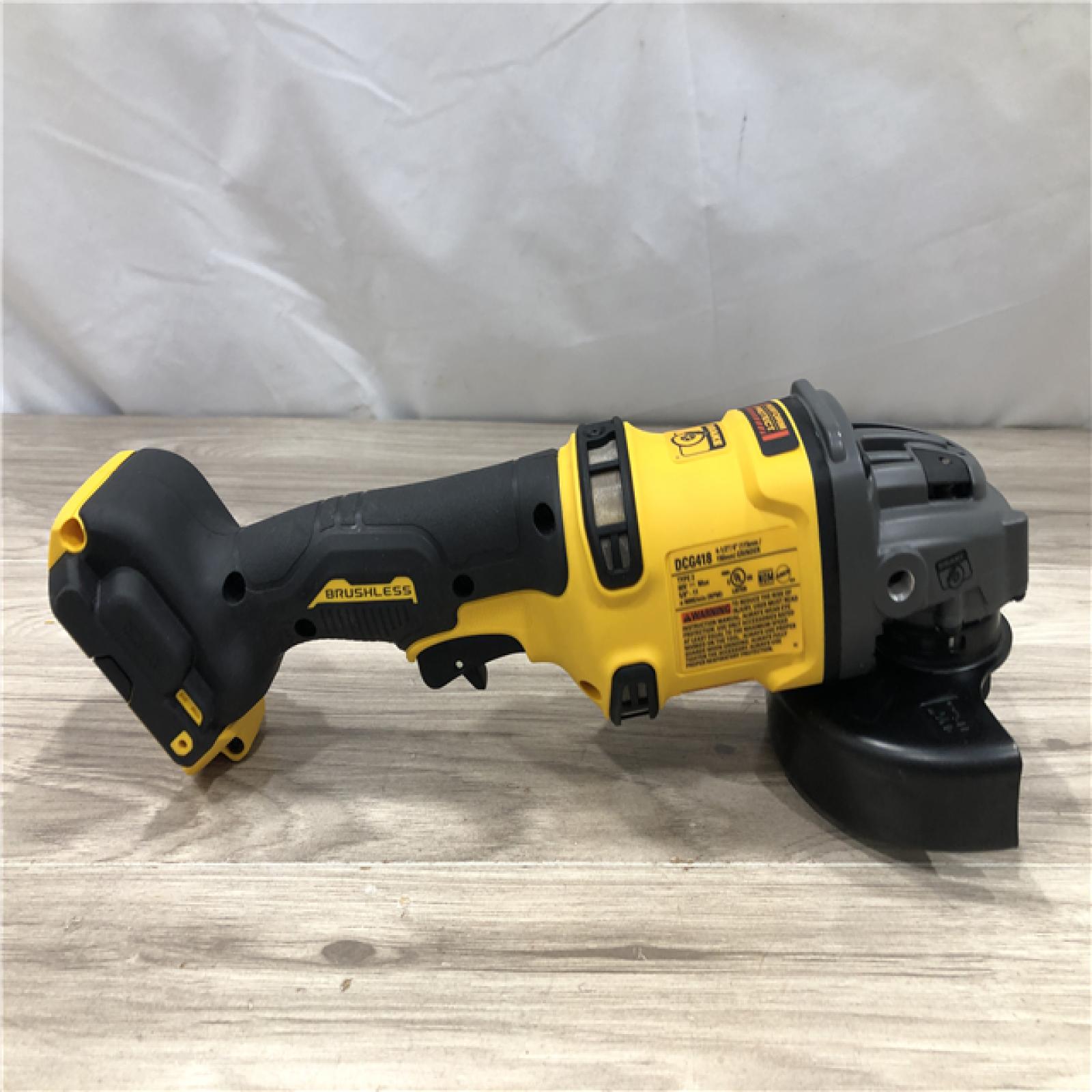 AS-IS DEWALT 60V MAX Cordless 4.5 in. to 6 in. Small Angle Grinder (Tool Only)