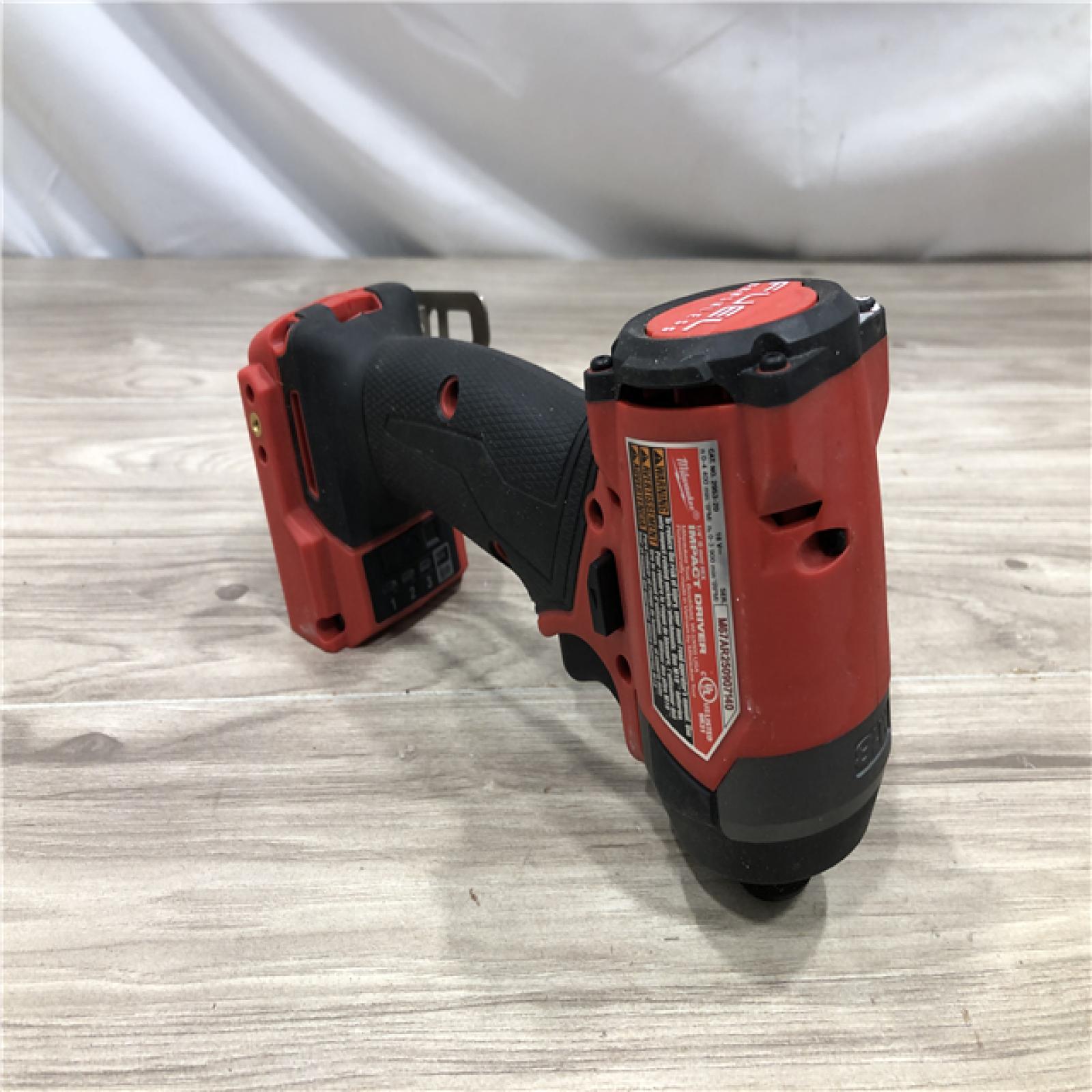 AS-IS Milwaukee FUEL 18V Lithium-Ion Cordless Hammer Drill and Impact Driver Combo Kit