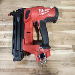 HOUSTON LOCATION - AS-IS Milwaukee  FUEL 18-Volt Lithium-Ion Brushless Cordless Gen II 18-Gauge Brad Nailer (Tool-Only)