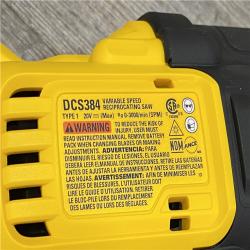 AS-IS DEWALT 20-Volt XR Cordless Reciprocating Saw (Tool Only)