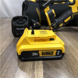 AS-IS DEWALT 20V MAX XR 16-Gauge Electric Cordless Angled Finishing Nailer Kit