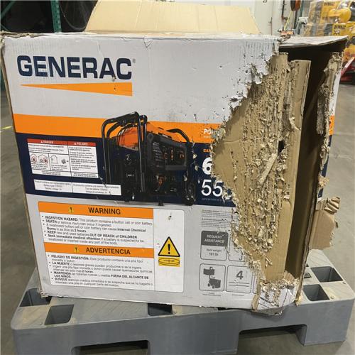 Dallas Location - As-Is Generac 6875 / 5500-Watt Gasoline Powered Portable Generator