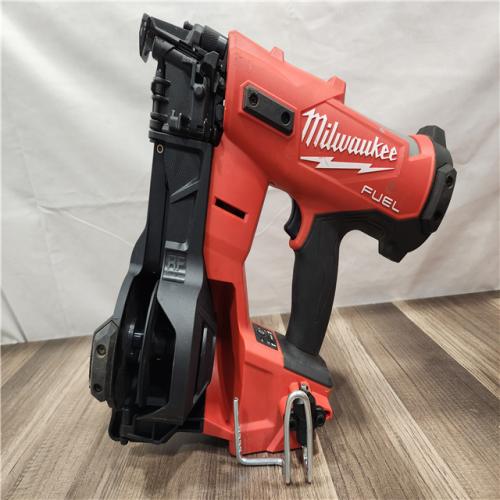 AS-IS- M18 FUEL 18-Volt Lithium-Ion Brushless Cordless Coil Roofing Nailer (Tool Only)