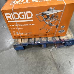 CALIFORNIA NEW Ridgid 10 in. Portable Table Saw