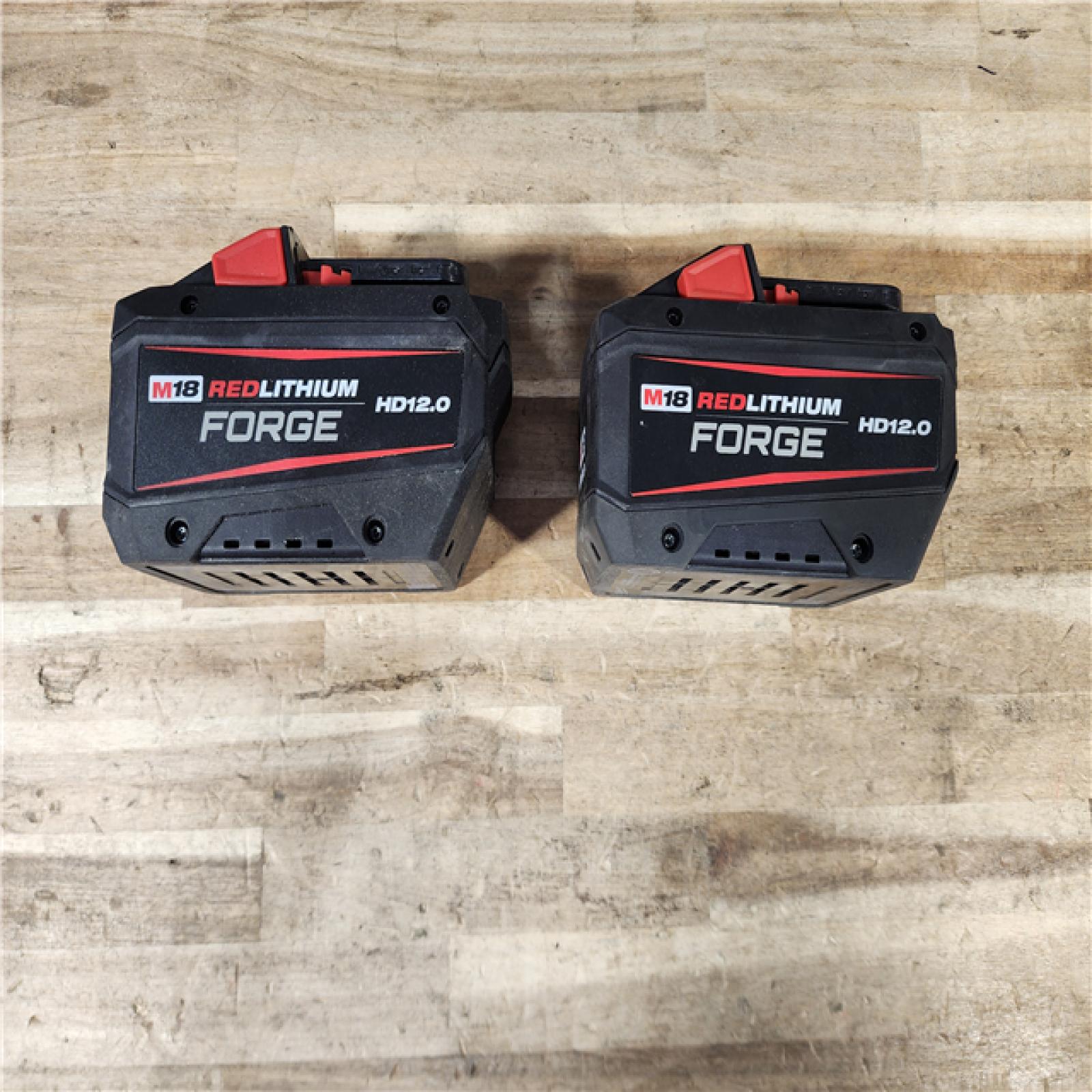 HOUSTON LOCATION - AS-IS MILWAUKEE FORGE BATTERY PACK QTY - 2
