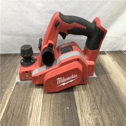 AS-IS Milwaukee M18 18V Lithium-Ion Cordless 3-1/4 in. Planer (Tool-Only)