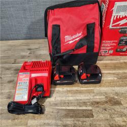 HOUSTON LOCATION - AS-IS Milwaukee M18 18V Lithium-Ion Brushless Cordless Compact Drill/Impact Combo Kit (2-Tool) W/(2) 2.0 Ah Batteries  Charger & Bag