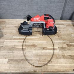 Houston Location AS-IS Milwaukee FUEL 18V Lithium-Ion Brushless Cordless Deep Cut Band Saw (Tool-Only)