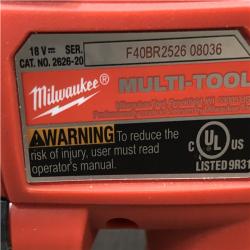 AS-IS Milwaukee 18V Lithium-Ion Cordless Oscillating Multi-Tool (Tool-Only)
