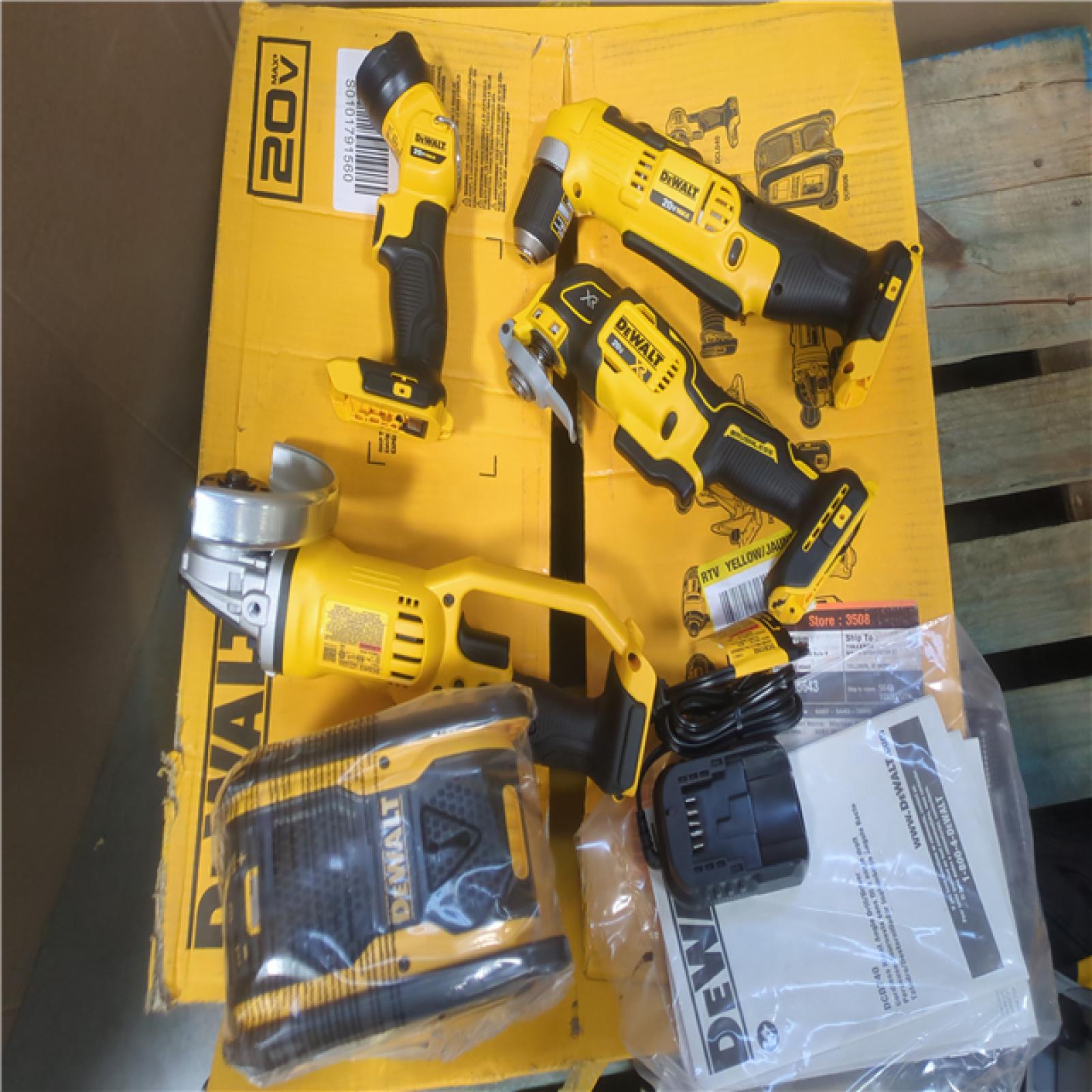 CALIFORNIA AS-IS DEWALT 9-TOOL COMBO KIT
