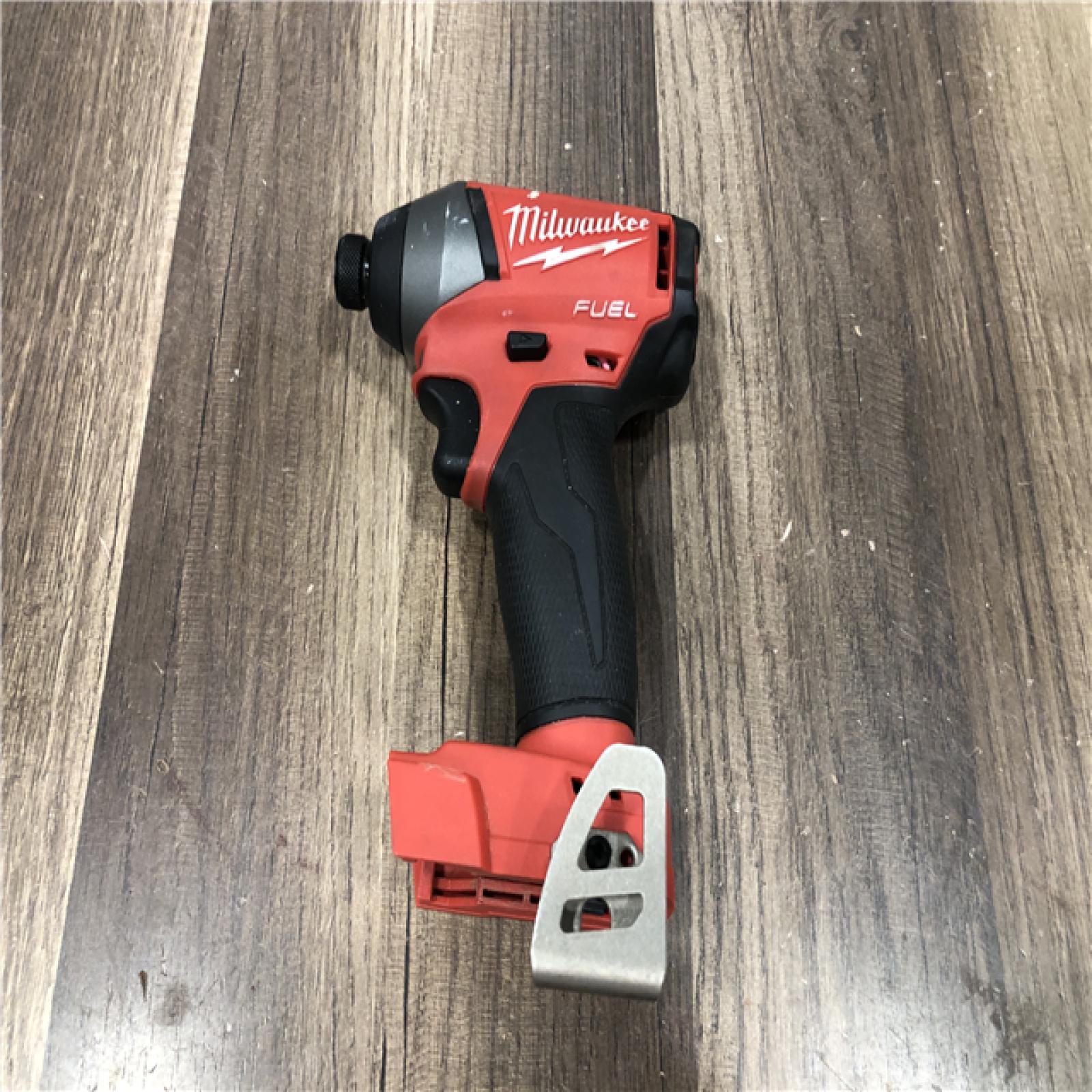 AS-IS Milwaukee FUEL 18-Volt Lithium-Ion Brushless Cordless 1/4 in. Hex Impact Driver (Tool-Only)