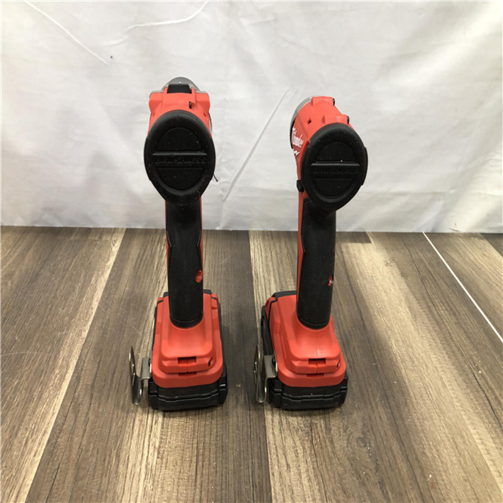 AS-IS Milwaukee 18V Lithium-Ion Brushless Cordless Compact Drill/Impact Combo Kit