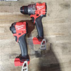HOUSTON LOCATION - AS-IS (APPEARS LIKE NEW) MILWAUKEE FUEL 18V Lithium-Ion Brushless Cordless Hammer Drill and Impact Driver Combo Kit