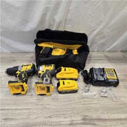 AS-IS DeWalt 20V XR Lithium-Ion Cordless 2-Tool Combo Ki