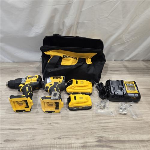 AS-IS DeWalt 20V XR Lithium-Ion Cordless 2-Tool Combo Ki