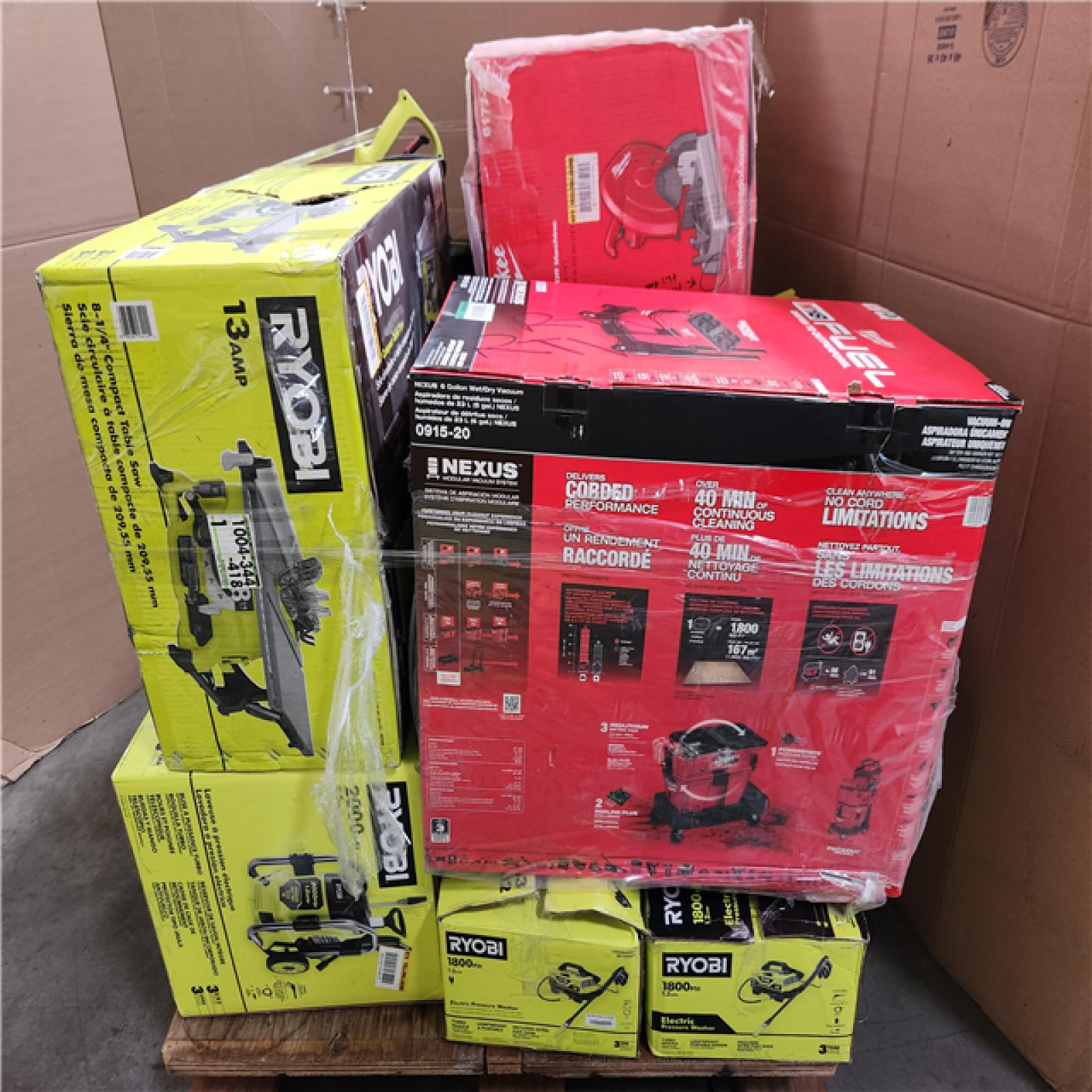 CALIFORNIA AS-IS TOOL PALLET