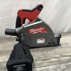 AS-IS Milwaukee FUEL 18V Lithium-Ion Cordless Brushless 6-1/2 in. Plunge Cut Track Saw (Tool-Only)