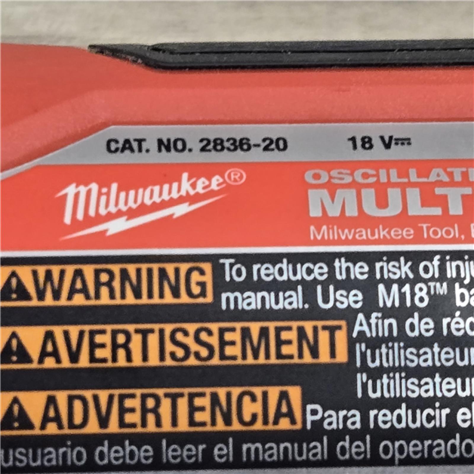 AS-IS Milwaukee 2836-20 18V Cordless Oscillating Multi-Tool (Tool Only)