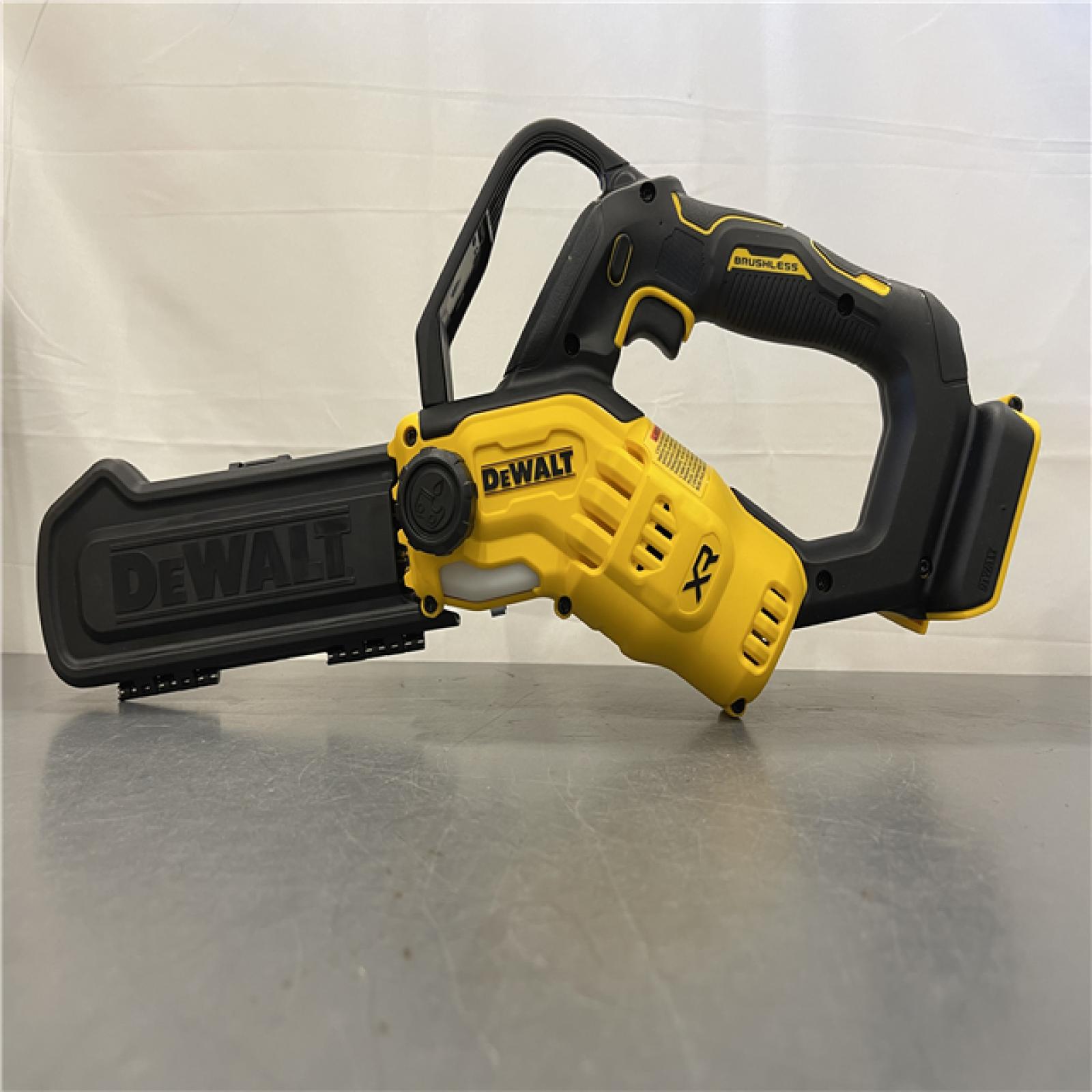 AS-IS - DeWalt 20V MAX 8 in. Brushless Cordless Battery Powered Pruning Chainsaw (Tool Only)