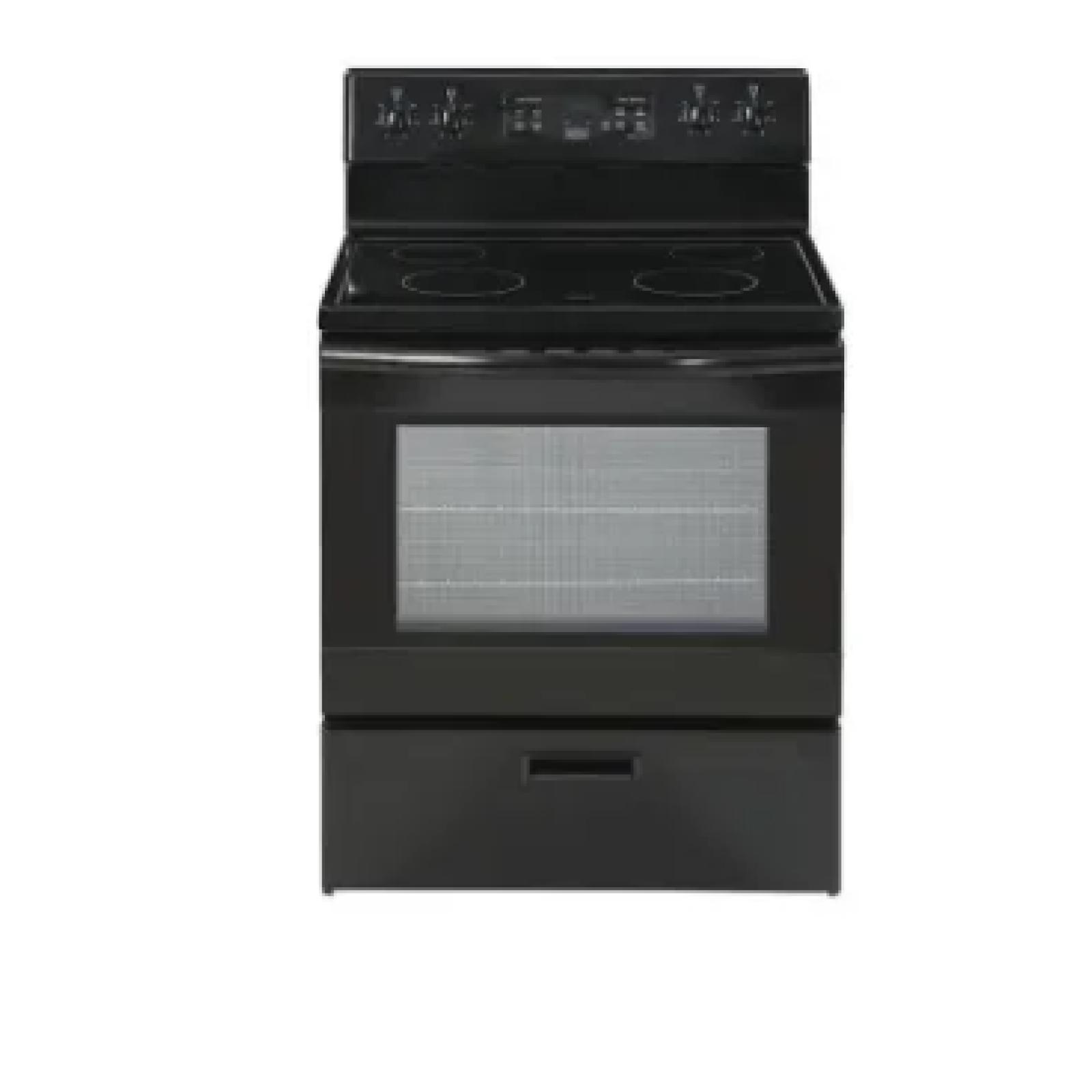 DALLAS LOCATION - Seasons® 5.2 Cu. Ft. Freestanding Electric Range, Glass Top, Black