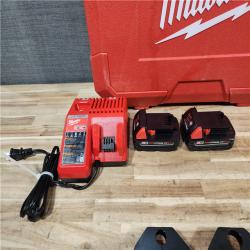 HOUSTON LOCATION - AS-IS Milwaukee 18V Lithium-Ion Cordless Short Throw Press Tool with 3 PEX Crimp Jaws Kit