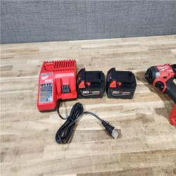 HOUSTON LOCATION - AS - IS Milwaukee 2 Tool Combo Kit W/ (2) Battery & Charger