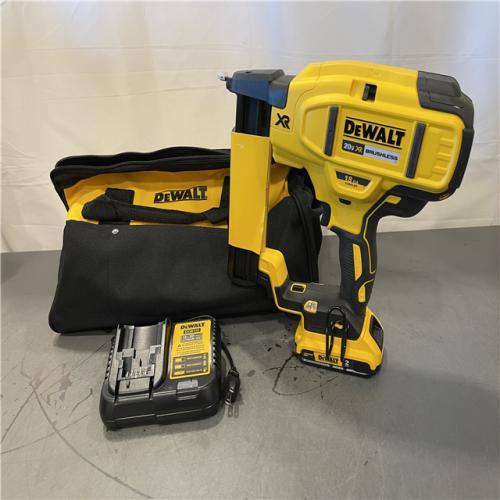 AS-IS - DeWALT 20V MAX XR Lithium-Ion Cordless 18-Gauge Narrow Crown Stapler Kit