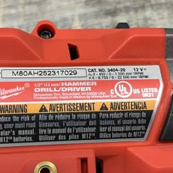 AS-IS Milwaukee FUEL 12-Volt Lithium-Ion Brushless Cordless Hammer Drill and Impact Driver Combo Kit