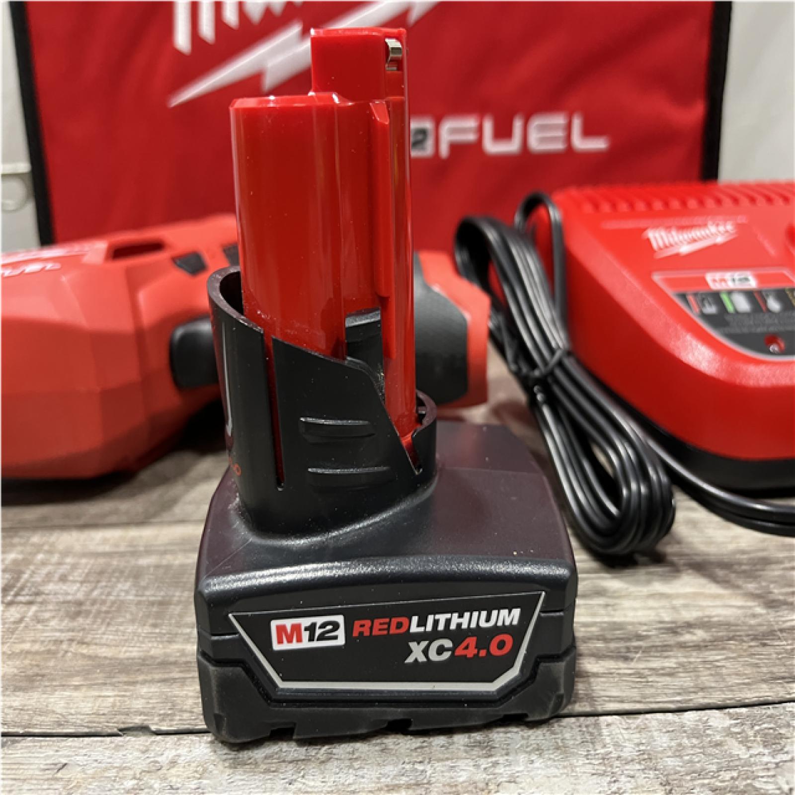 AS-IS Milwaukee FUEL 12V Lithium-Ion Brushless Cordless HACKZALL Reciprocating Saw Kit