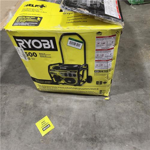 Dallas Location - As-Is RYOBI 6,500-Watt Gasoline Powered Portable Generator