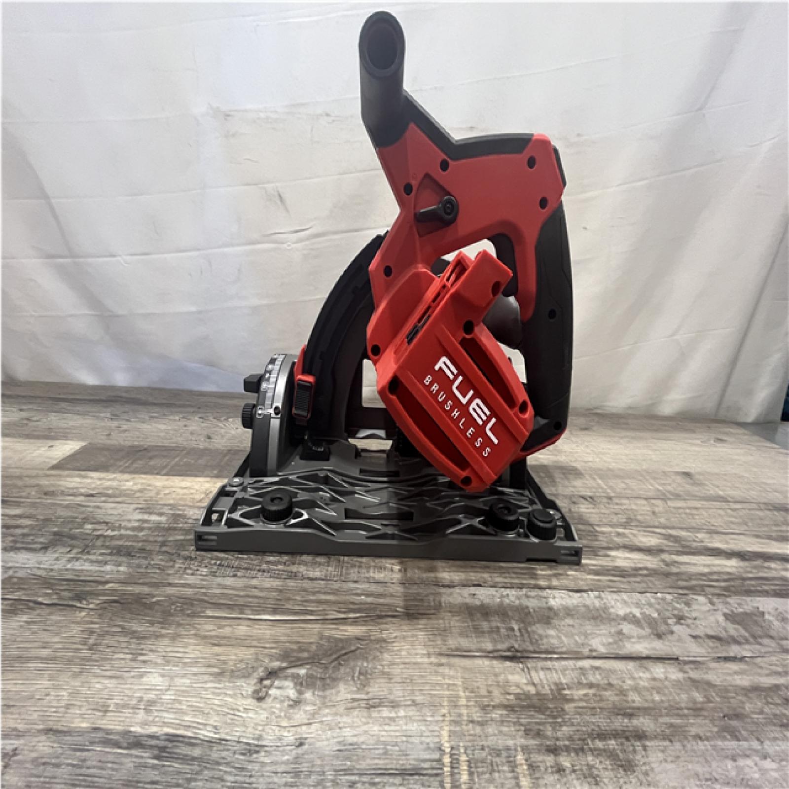 AS-IS Milwaukee FUEL 18V Lithium-Ion Cordless Brushless 6-1/2 in. Plunge Cut Track Saw (Tool-Only)