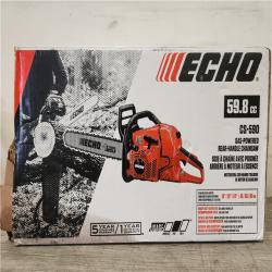 Phoenix NEW ECHO 24 in. 59.8 cc Gas 2-Stroke Rear Handle Timber Wolf Chainsaw