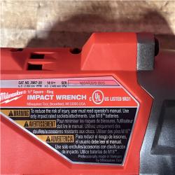 Houston Location AS-IS Milwaukee FUEL 18V Lithium-Ion Brushless Cordless 1/2 in. Impact Wrench with Friction Ring (Tool-Only)