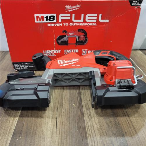 AS-IS  Milwaukee M18 FUEL 18V Lithium-Ion Brushless Cordless Deep Cut Band Saw (Tool-Only)