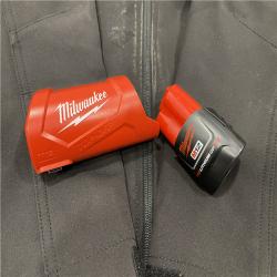 Milwaukee Men's X-Large  12-Volt Lithium-Ion Cordless Tough Shell Black Heated Jacket Kit