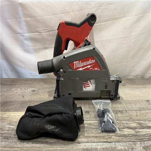 AS-IS Milwaukee FUEL 18V Lithium-Ion Cordless Brushless 6-1/2 in. Plunge Cut Track Saw (Tool-Only)