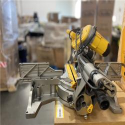 AS-IS - DEWALT 15 Amp Corded 12 in. Double Bevel Sliding Compound Miter Saw