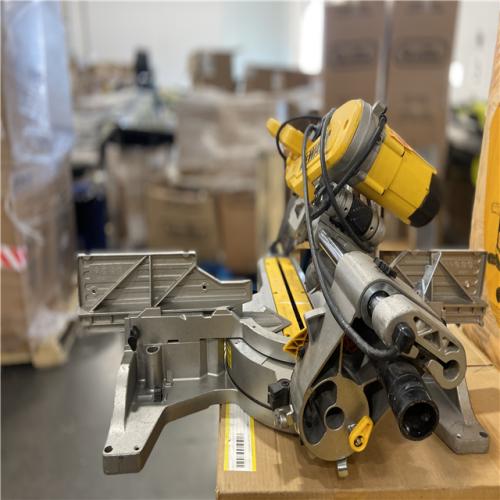AS-IS - DEWALT 15 Amp Corded 12 in. Double Bevel Sliding Compound Miter Saw